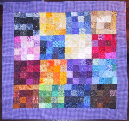 bild: erste Patchwork-Quilt-Decke